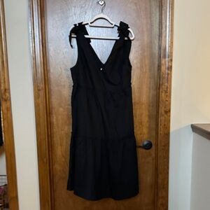 Petal & Pup Black Midi Dress